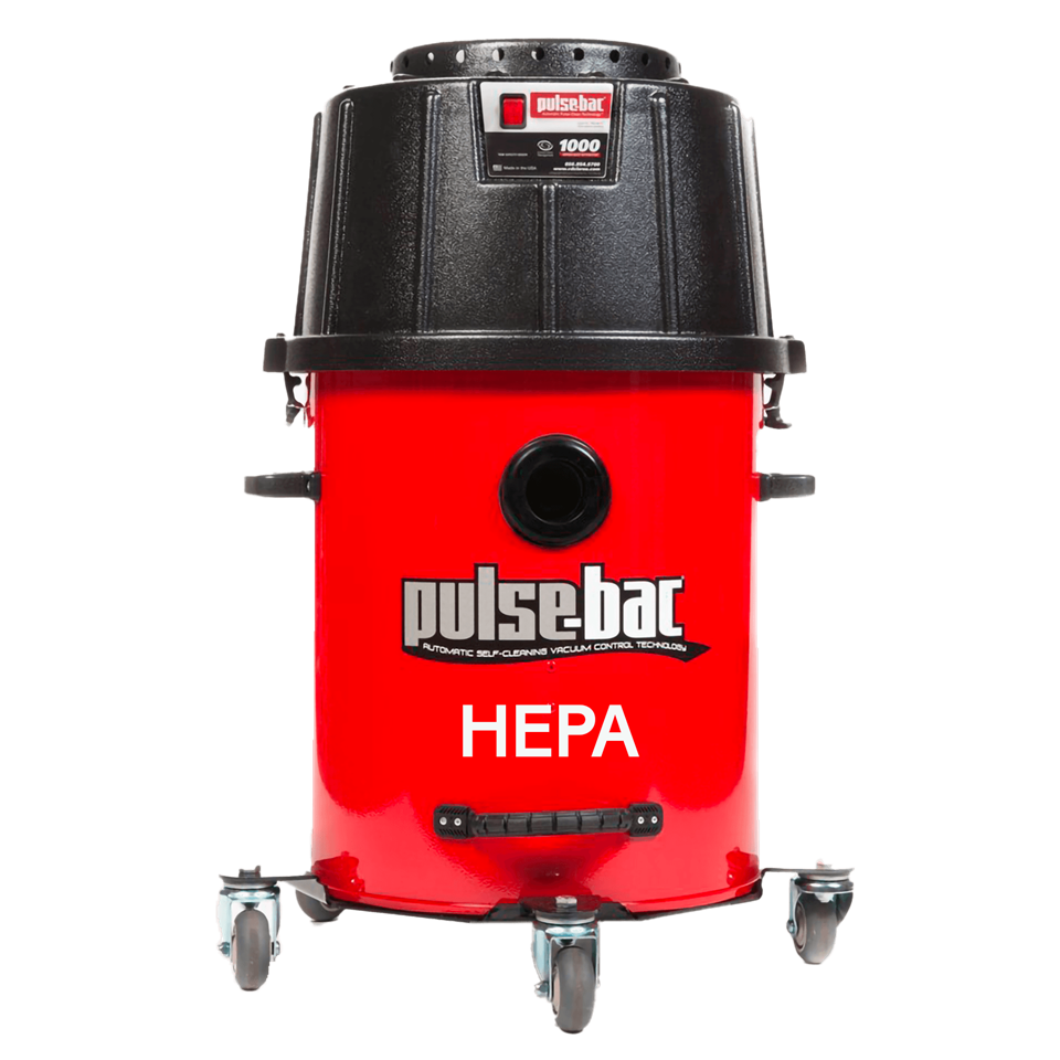 Aspirateur poussière de béton HEPA 8 gal