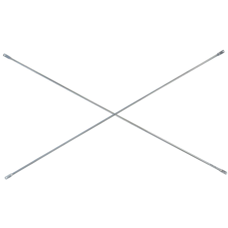 Scaffold cross brace 10 ft x 4 ft - blue