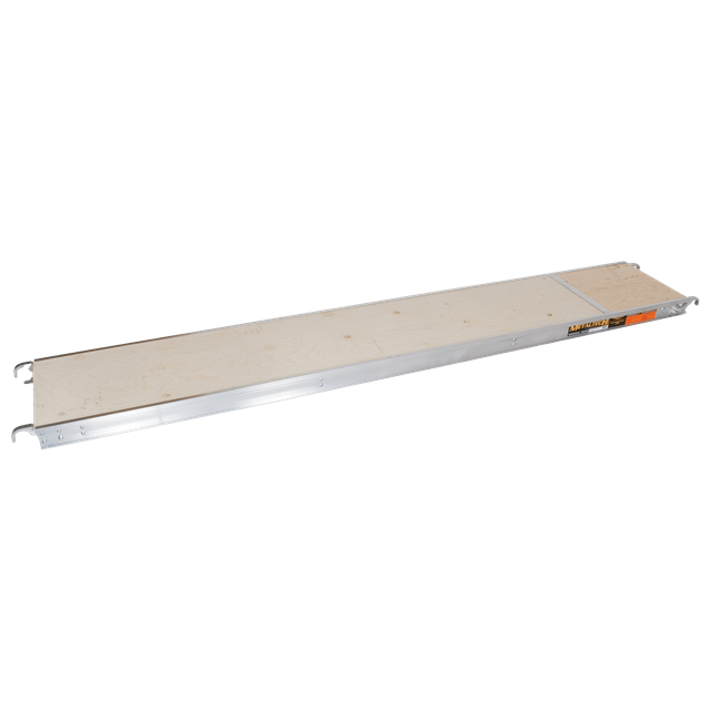 Plateforme pour échafaudage bois/aluminium 10 pi x 19 po