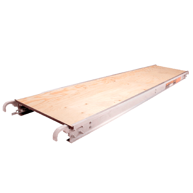 Plateforme pour échafaudage bois/aluminium 7 pi x 19 po