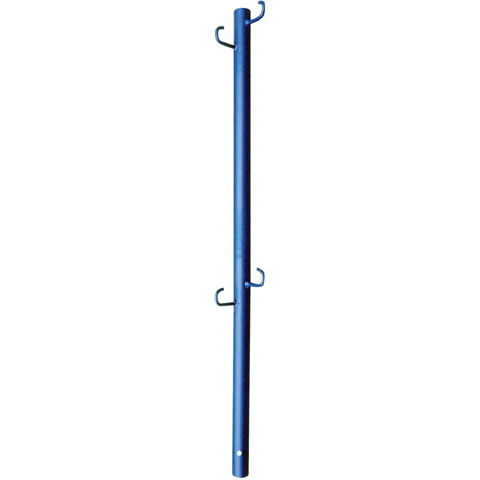 Scaffold guardrail post