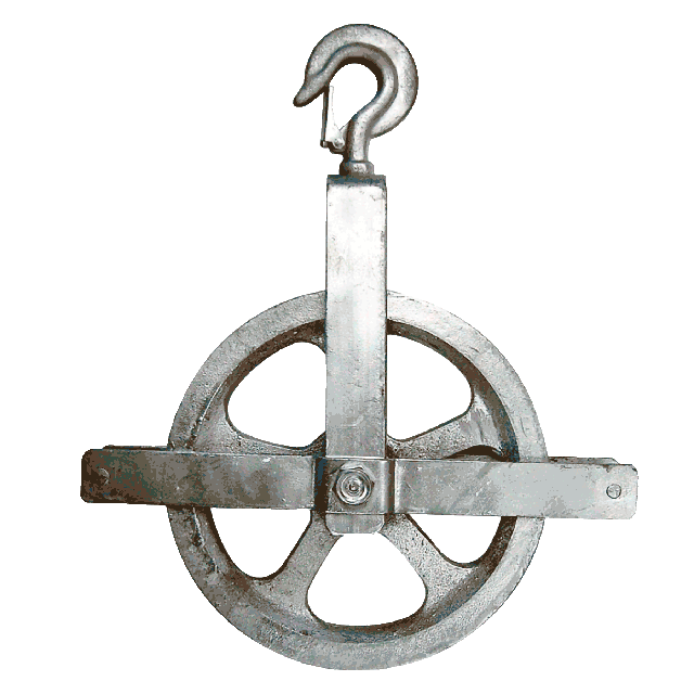 Poulie pour échafaudage 12 po câble 3/4 po à 1 po