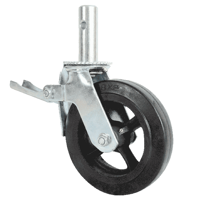Roue solide pour échafaudage 8 po